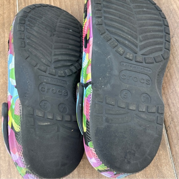 Crocs classic bubble block women 7 clog shoes - Picture 5 of 6